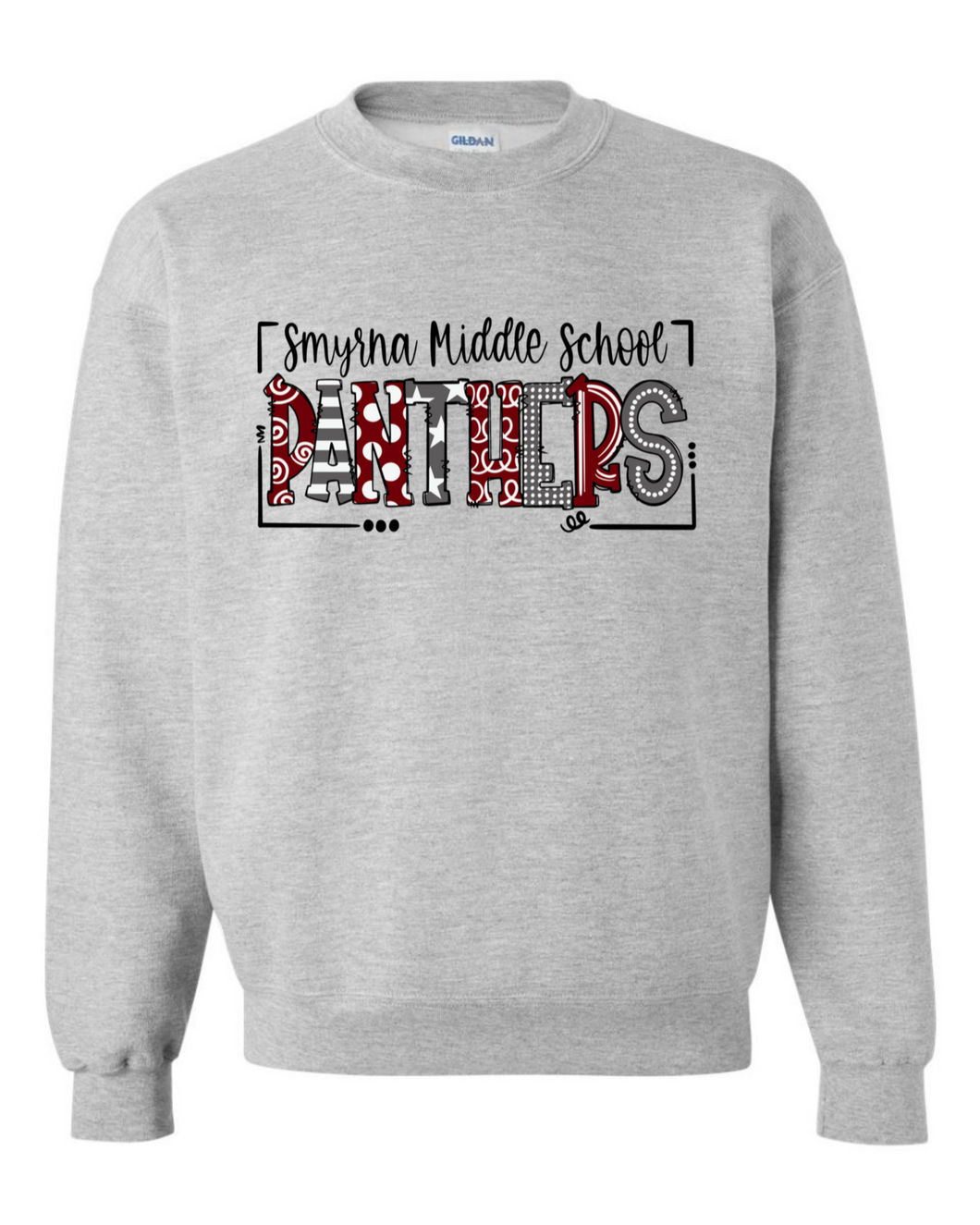 Smyrna Middle Doodle Design Sweatshirt