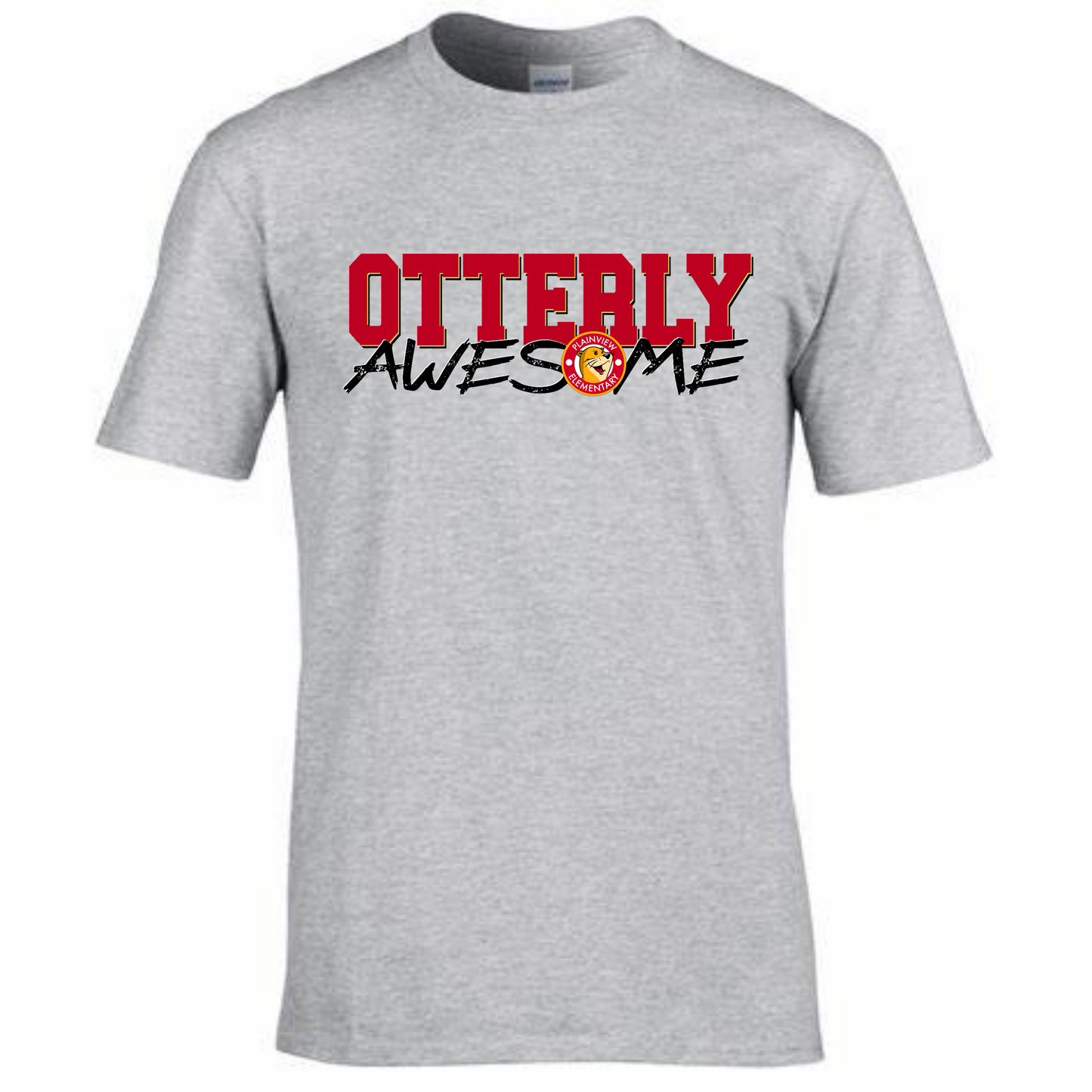 Otterly Awesome Logo Tshirt RED