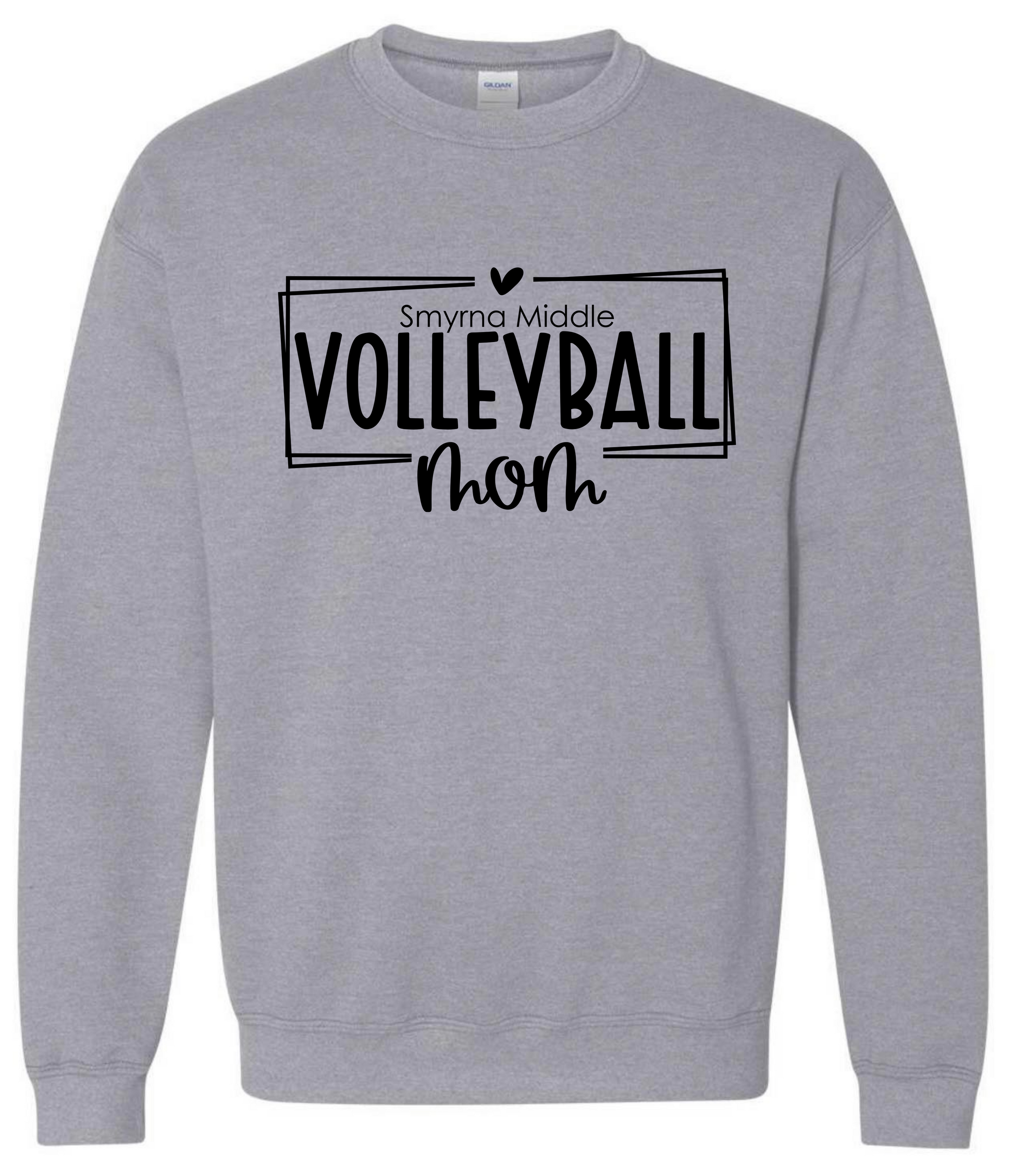 Smyrna Middle Volleyball Mom Sweatshirt