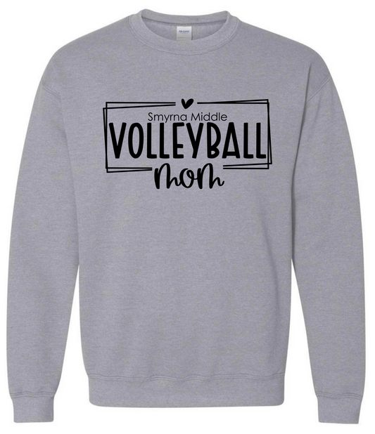 Smyrna Middle Volleyball Mom Sweatshirt