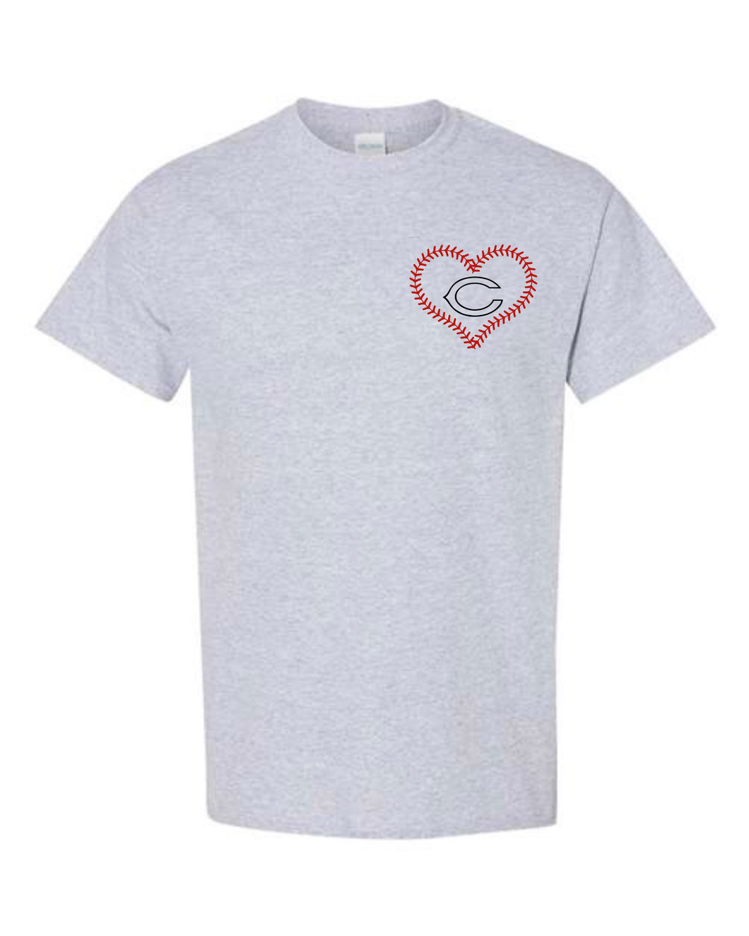 Logo C Heart Baseball tshirt
