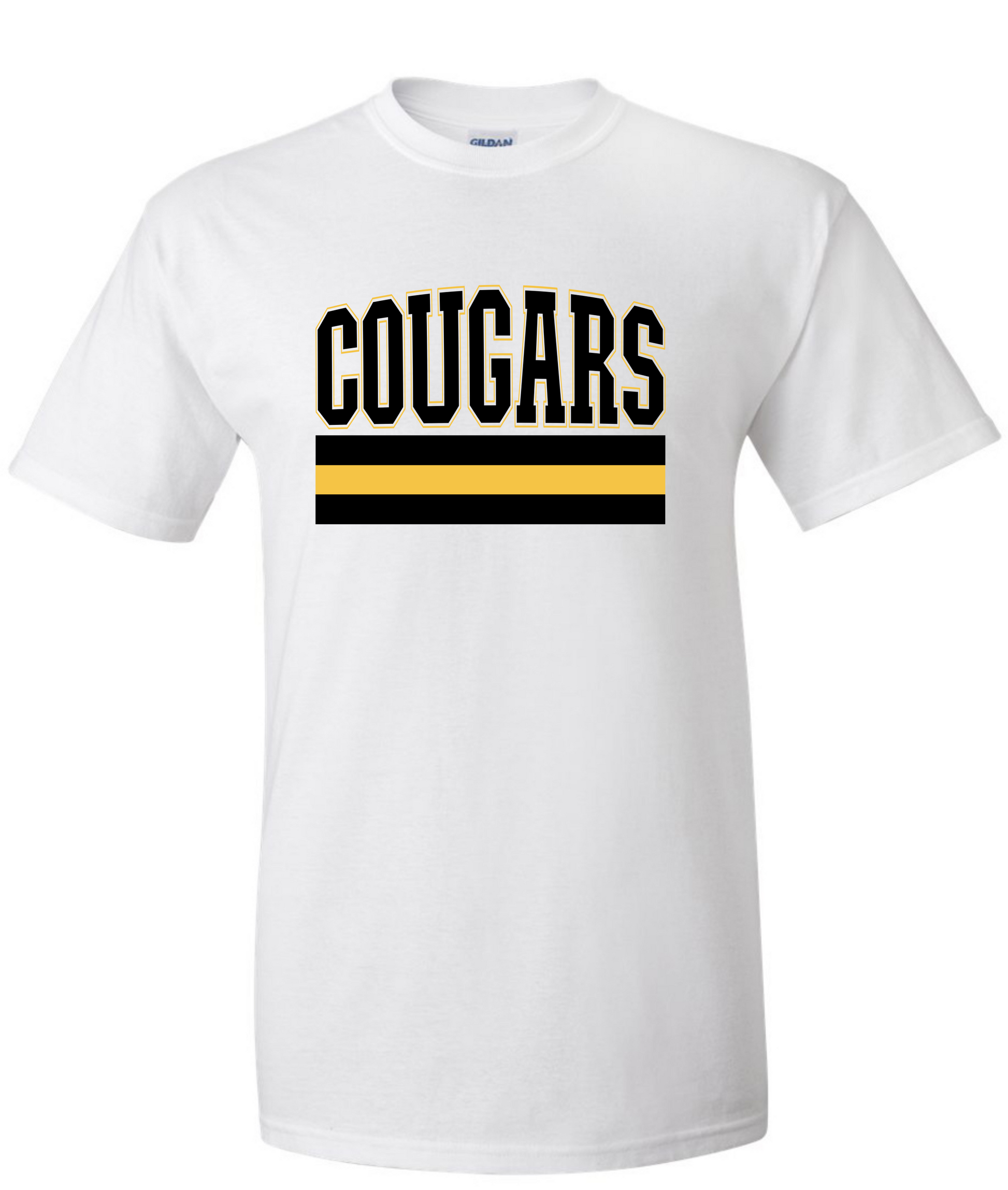 Cougars Bold Lines Tshirt – Polkadot Sky Studio