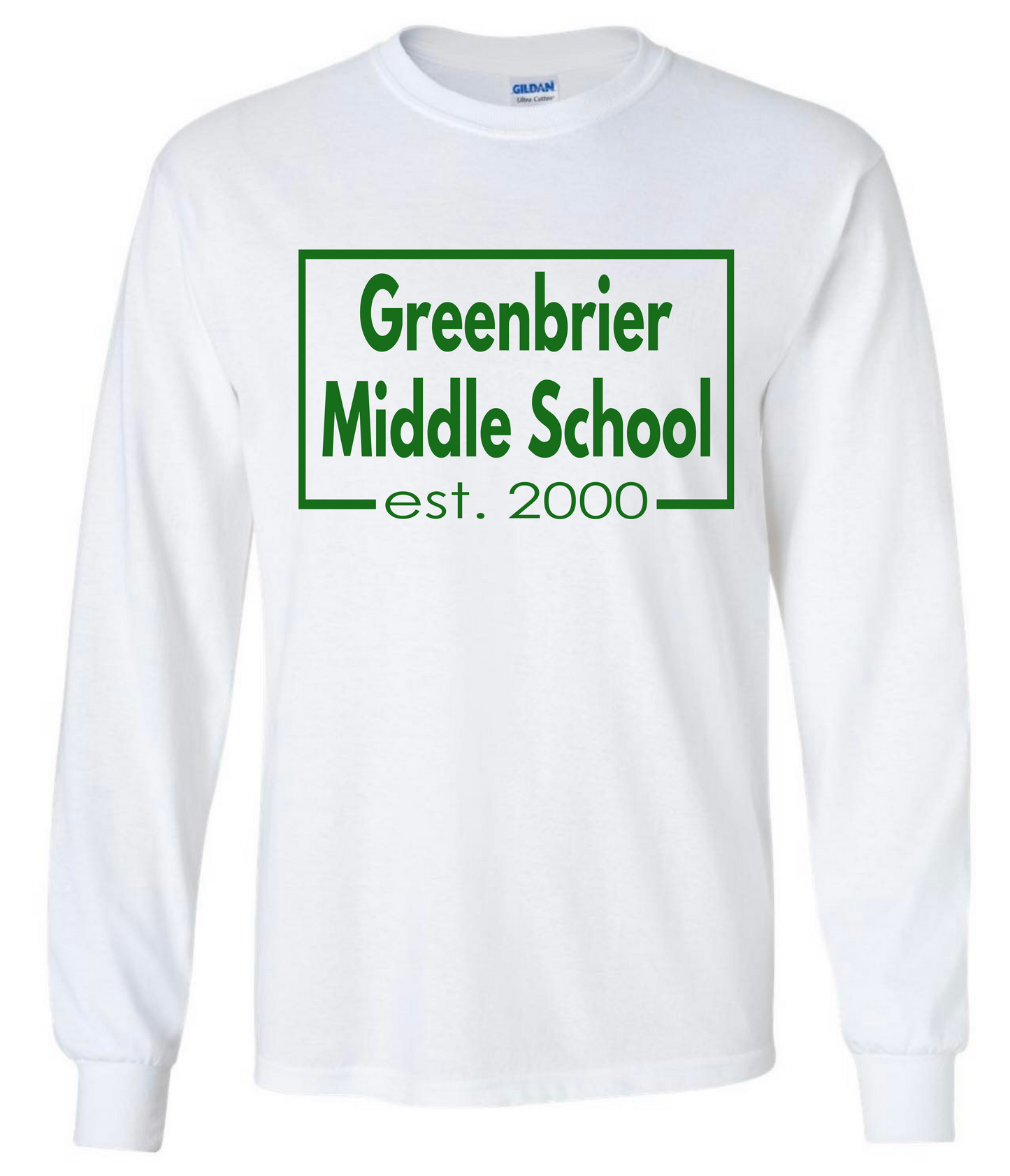 Greenbrier Middle School Est. Box Design Tshirt