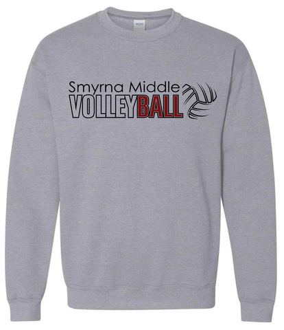 Smyrna Middle Abstract Volleyball Sweatshirt