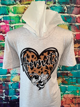 Load image into Gallery viewer, Hornets Leopard VNeck shirt
