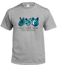Load image into Gallery viewer, Peace Love Nova Tshirt
