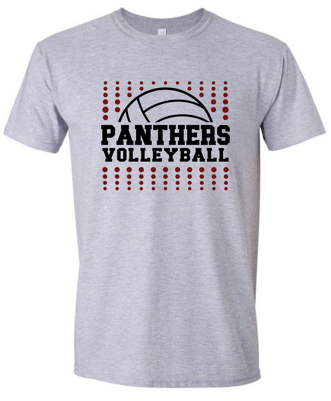 Panthers Volleyball Dot Tshirt