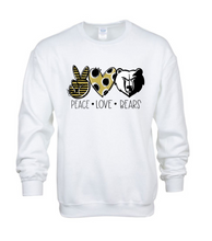 Load image into Gallery viewer, Peace Love Bears Sweatshirt
