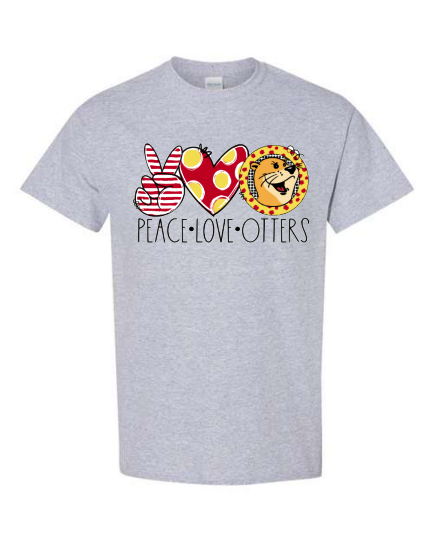 Peace Love Otters T-shirt